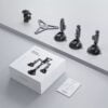 Ventosa triple de aluminio para SLR y Cámaras de Accion - Imagen 2