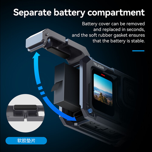 FRAME DE ALUMINIO PARA GOPRO H13/H12/H11/H10/H9 - Imagen 11