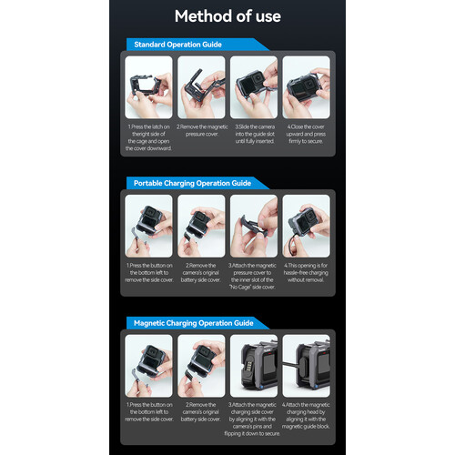 FRAME DE ALUMINIO PARA GOPRO H13/H12/H11/H10/H9 - Imagen 14