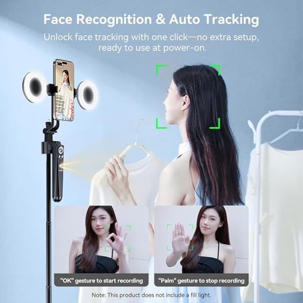 Tripode Inteligente Auto Tracking - Telesin - Imagen 2