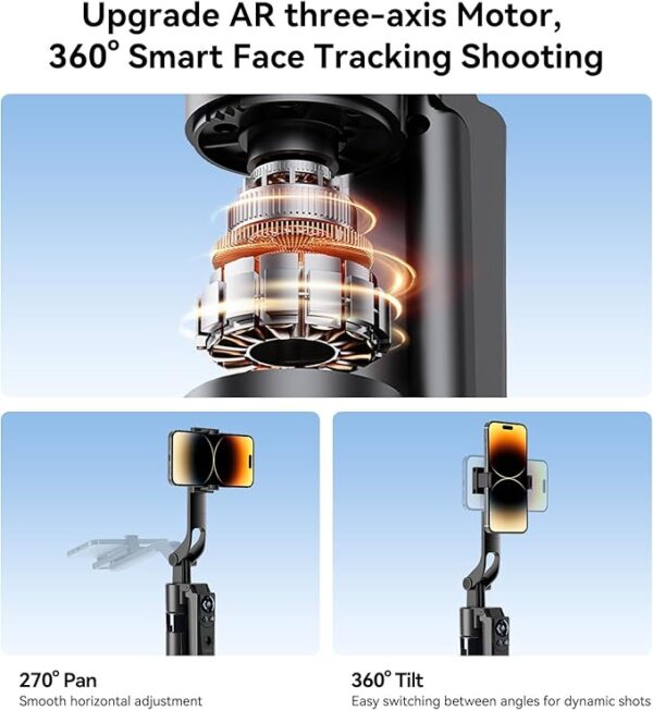 Tripode Inteligente Auto Tracking - Telesin - Imagen 5