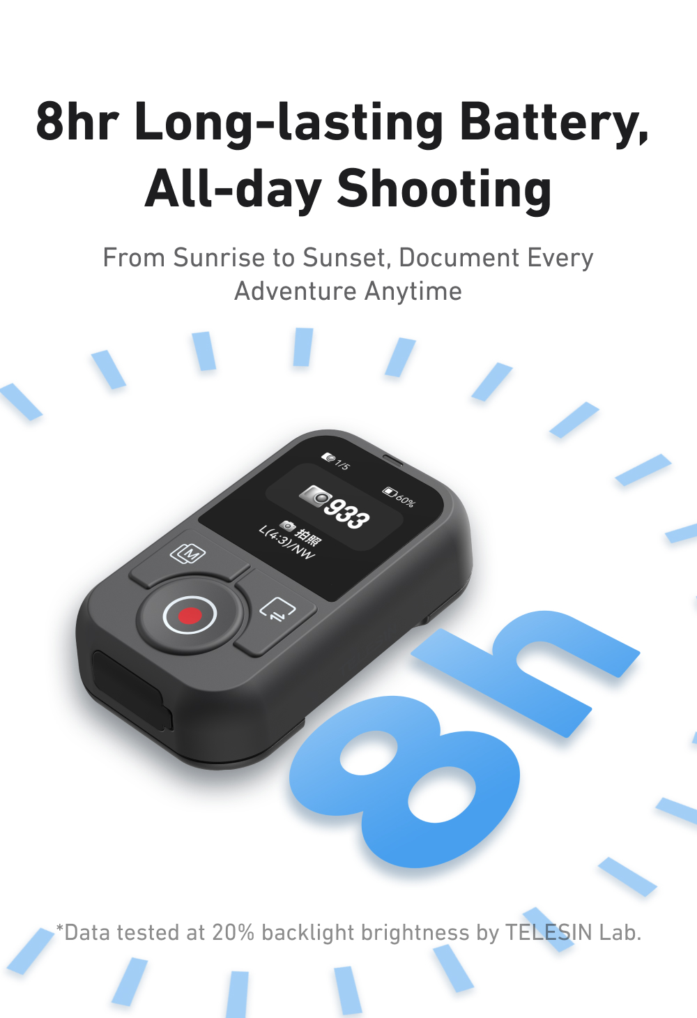 CONTROL REMOTO PARA DJI OSMO ACTION 6/5/4/360 - Imagen 7