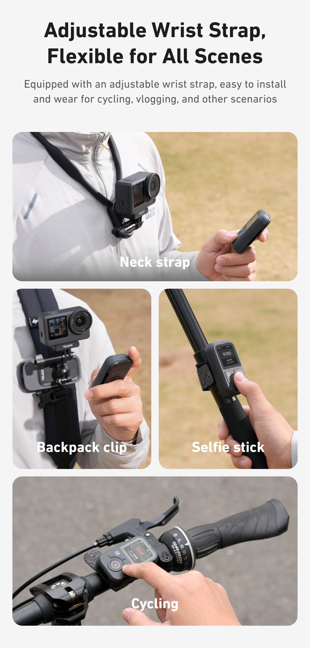 CONTROL REMOTO PARA DJI OSMO ACTION 6/5/4/360 - Imagen 13