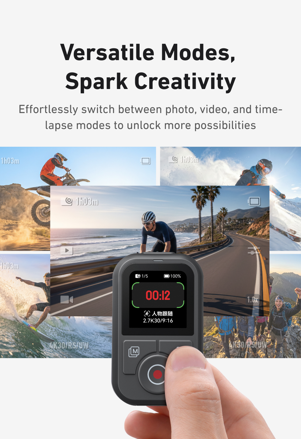 CONTROL REMOTO PARA DJI OSMO ACTION 6/5/4/360 - Imagen 12