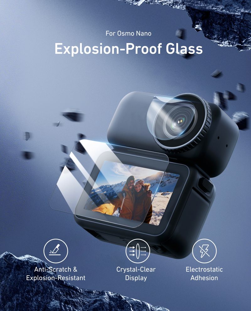 Protector de Pantalla y Lente - Osmo Nano DJI - Imagen 3