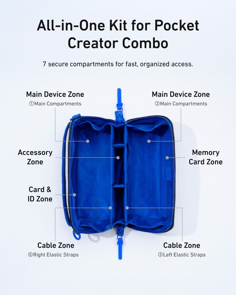 Maleta Morral para Osmo Pocket4/3 y Camaras de acción - Imagen 10